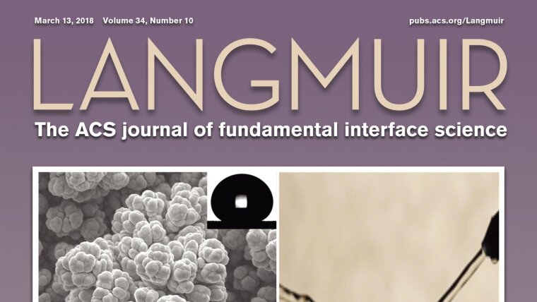 Langmuir 34 (2018) - Cover-Ausschnitt